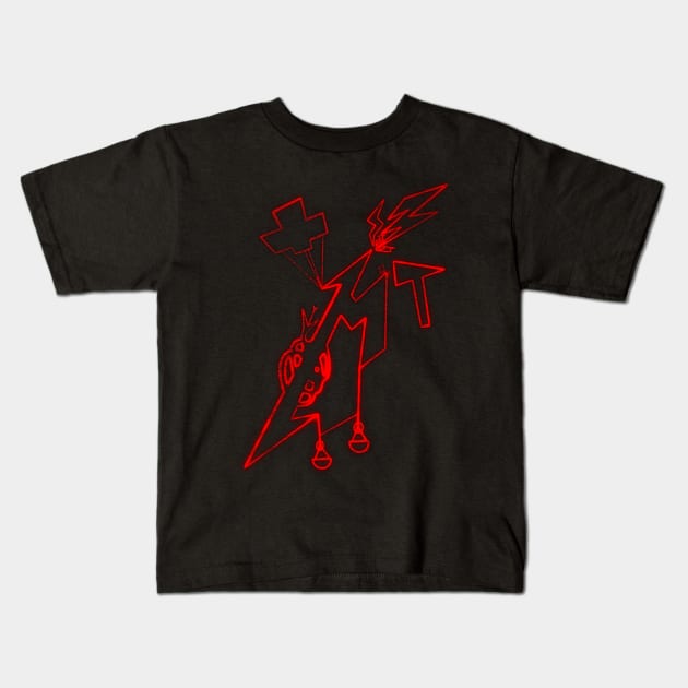 Metalica Band Kids T-Shirt by Jamie Collins